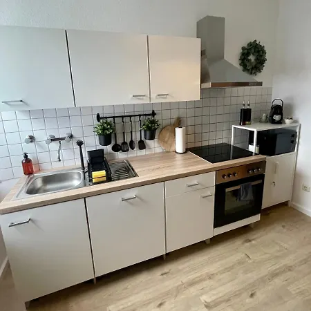 아파트 Stylisch! Naehe Messe, Uniklinik & Hbf, Arbeitsplatz, Boxspring *